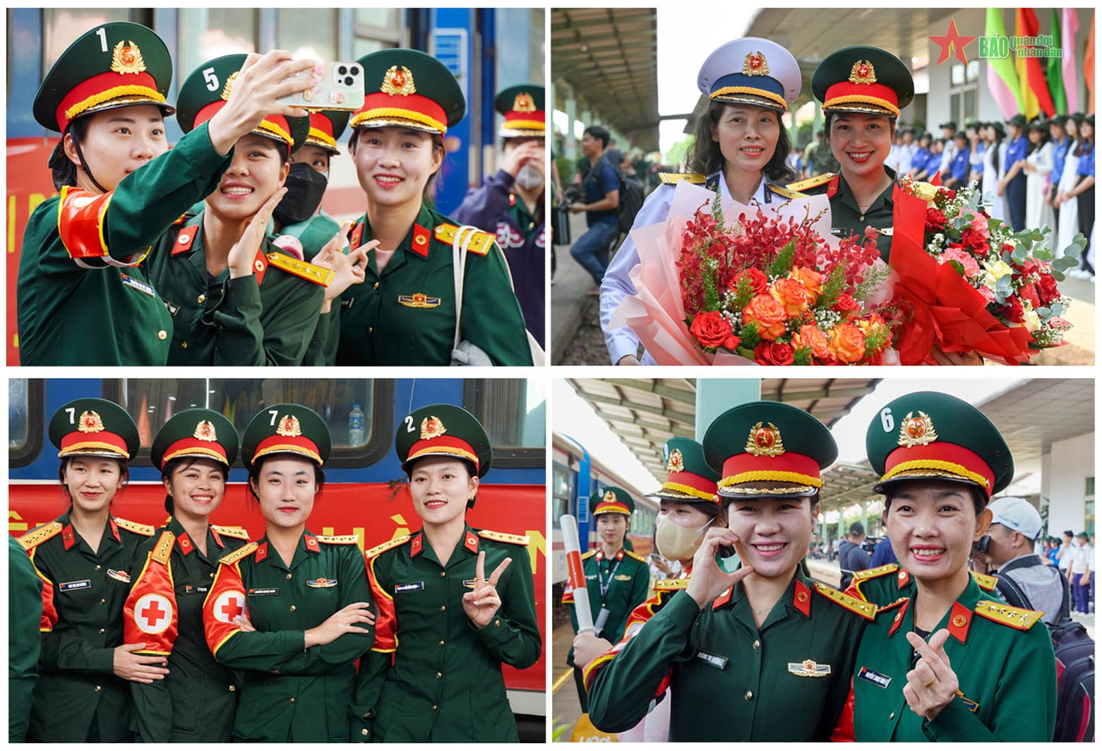 View - 	First parade formations assemble in Bien Hoa
